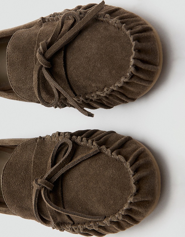 M.N.G - Suede Moccasin