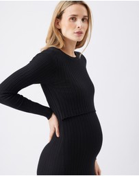 Ripe Maternity - Eden Knit Nursing Dress