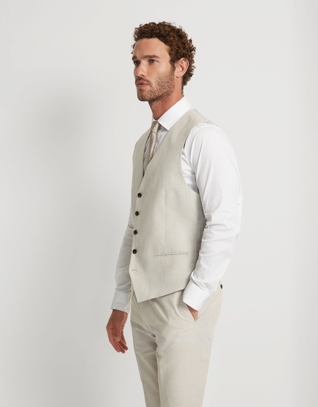 Oxford - Butterworth Linen Blend Waistcoat