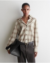 COS - Checked Flannel Shirt