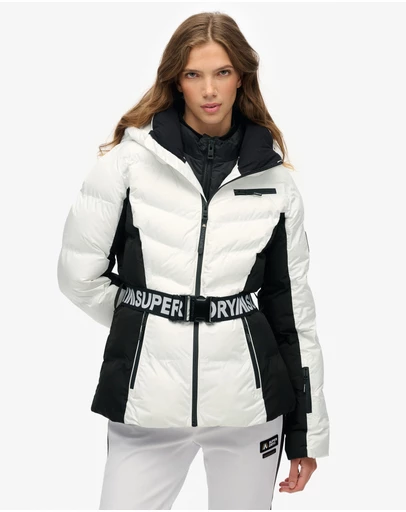 Superdry - Luxe Belted Ski Padded Slim Fit Jacket