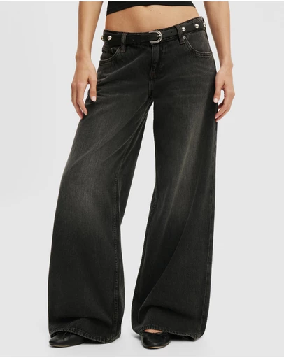 Cotton On - Low Rise Wide Jeans