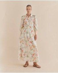 Amelius - Orangerie Bow Detail Maxi Skirt