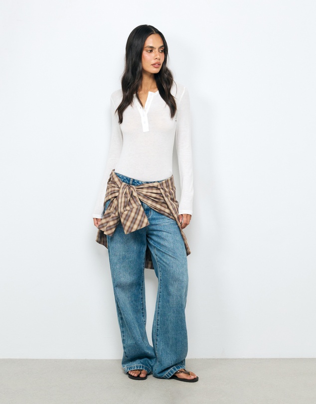 AERE - Maya Henley T-Shirt