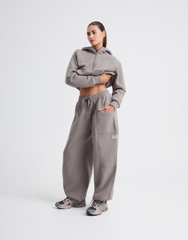 Upstate - Plush Barrel Track Pant - Cinder