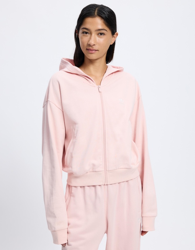 adidas Originals - Essentials French Terry Cropped Zip Hoodie