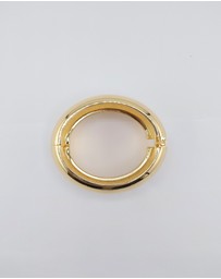 Izoa - Chunky Gold Bangle Cuff