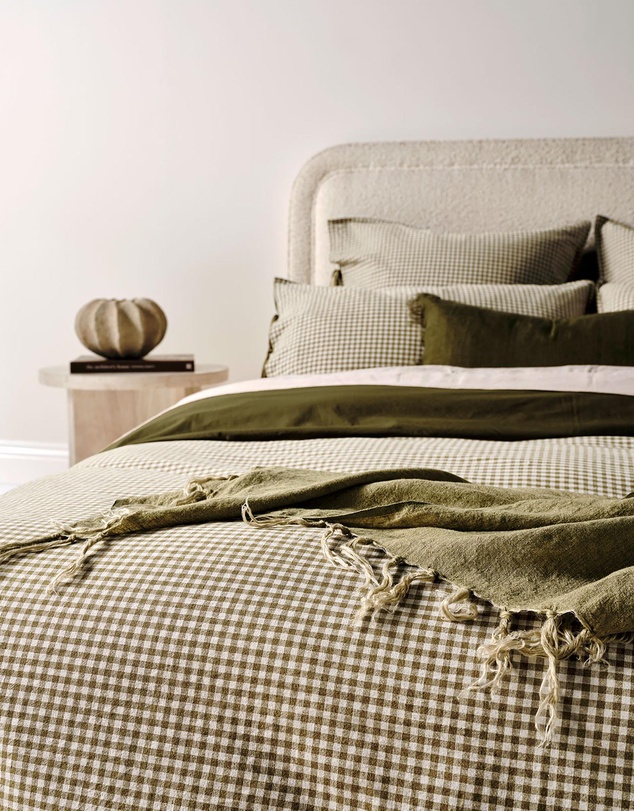 Aura Home - Mini Gingham Quilt Cover