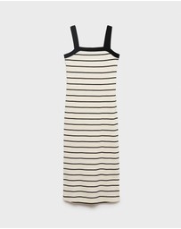 M.N.G - Tena Striped Midi Dress