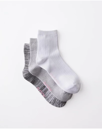 Cotton On Body Active - Body Mid Crew Socks 3Pk