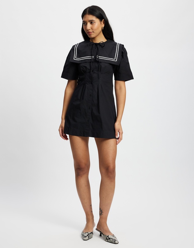 Damson Madder - Peppy Sailor Mini Dress