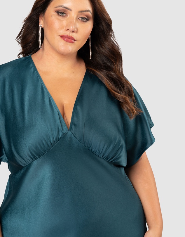 Pink Dusk by Curve Project - Wanting More Midi Dress