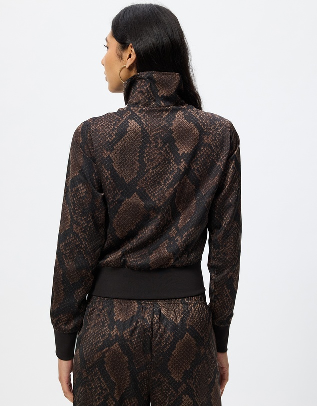 adidas Originals - Satin Snake Print Classic Firebird Track Jacket - ICONIC EXCLUSIVE