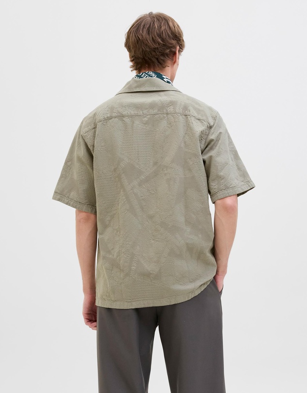 Jack & Jones - Bluluke Jacquard Short Sleeve Resort Shirt
