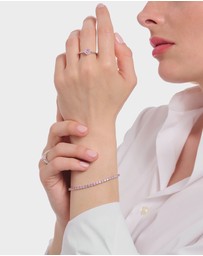 THOMAS SABO - Tennis bracelet with pink zirconia