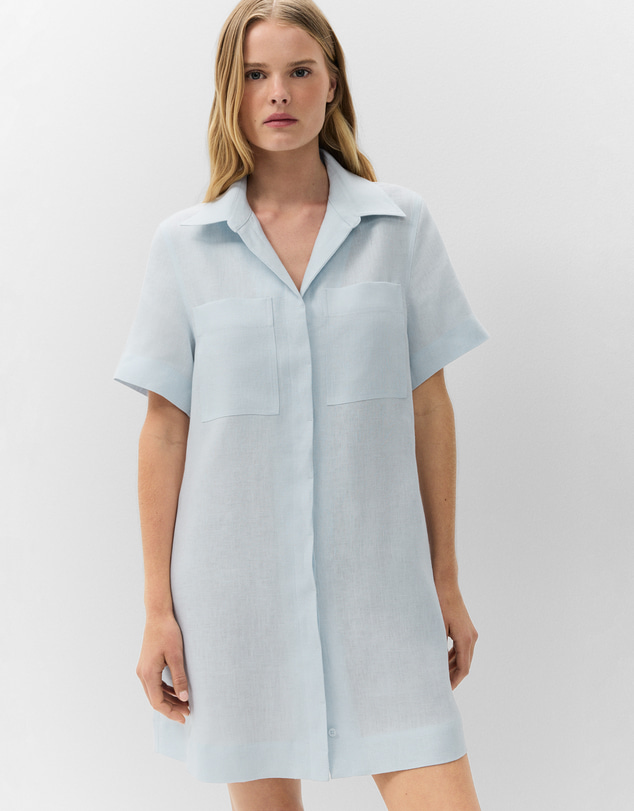 UNISON - Collared Linen Dress