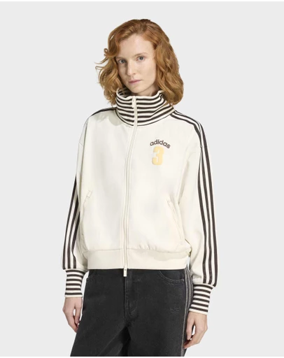 adidas Originals - VINTAGE BB TT STRIPED RIB Track Top Womens