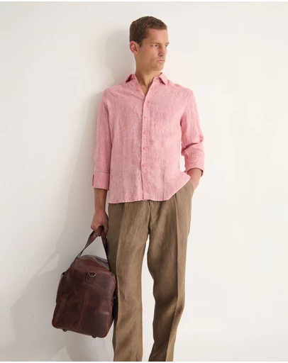 Oxford - Cooper Ls European Linen Shirt