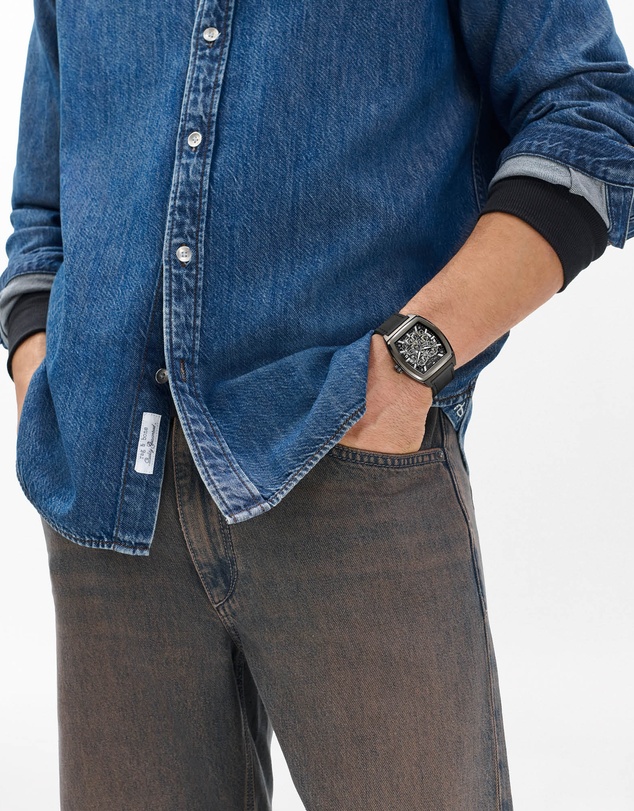 rag & bone - Rag & Bone Mercer Black-Tone Automatic Watch