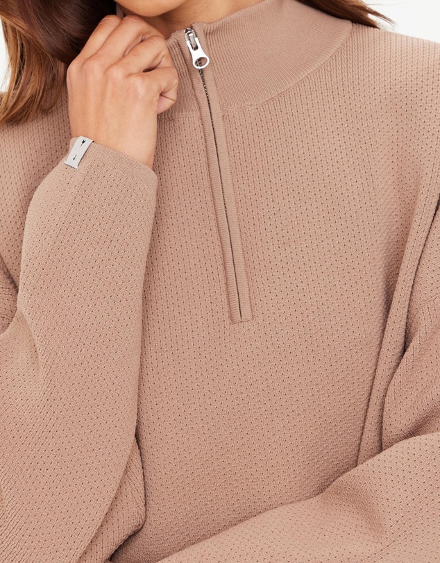 The Upside - Veneto Carter Knit Zip Top