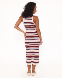 Petal & Pup - Barnes Midi Dress - Multi Stripe