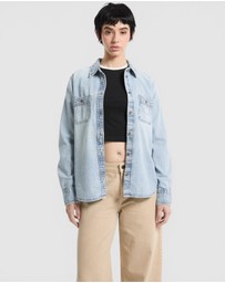 GUESS Jeans - GUESS JEANS Regular Long Sleeve Denim Shirt