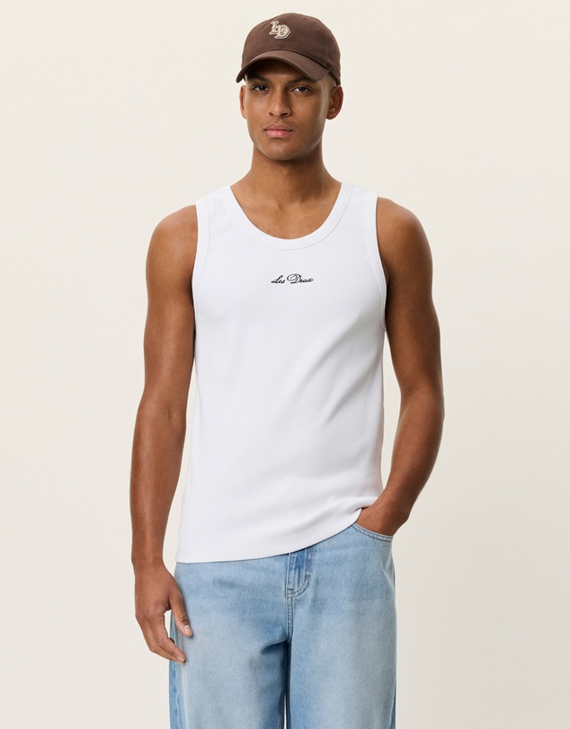 Les Deux - Arthur Logo Rib Tank Top