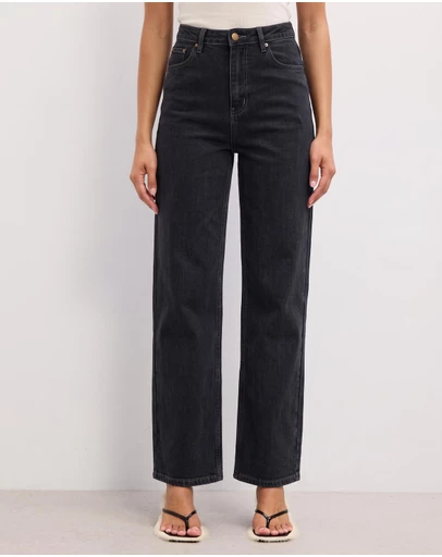 The Fated - Kaia High Waist Straight Jeans
