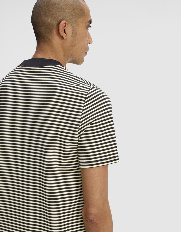 Fred Perry - Fine Stripe Heavy Weight T-Shirt