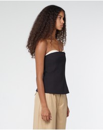 Third Form - Sable Strapless Bodice 