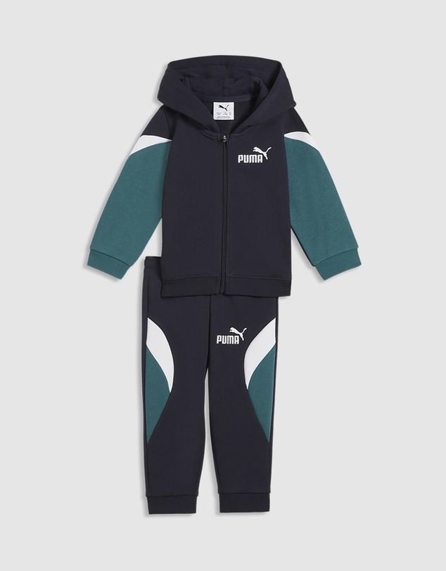 Puma - Minicats ESS Block Hooded FZ Set TR - Babies-Kids