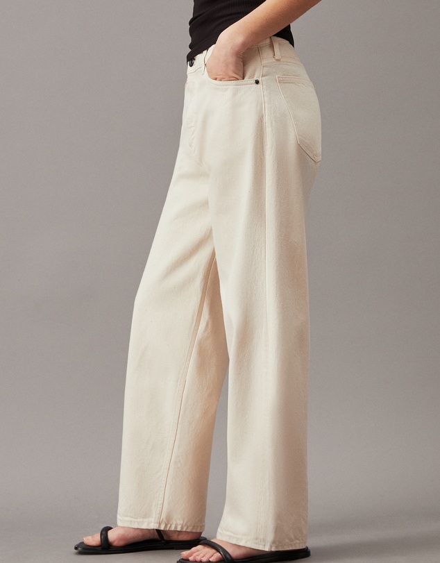 Calvin Klein - High Rise Barrel Leg Jeans