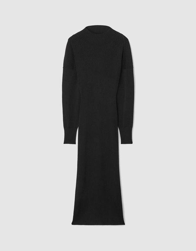COS - Open-Back Ribbed-Knit Dress