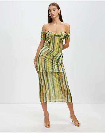 Third Form - Wind Through Off Shoulder Dress