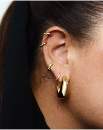 HOUSE OF SLANI - Textured Xanthe Hoops