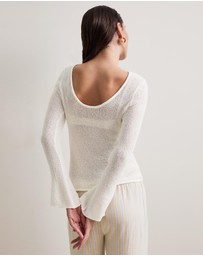 TALA - Beach Knit Long Sleeve Top