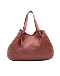 Pre-Loved by Azura Reborn - Pre-Loved Large Intrecciato Trimmed Nappa Cesta Tote