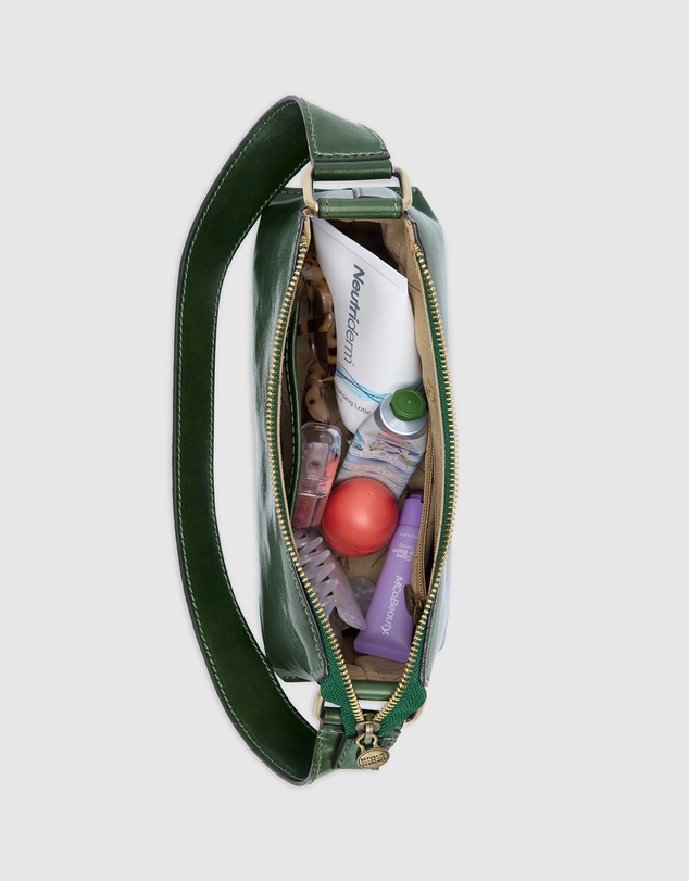 Florence - The Laura Green Leather Shoulder Bag