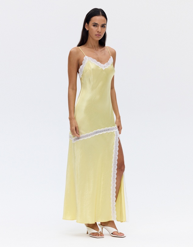 Third Form - Sevin Lace Trim Slip Dress