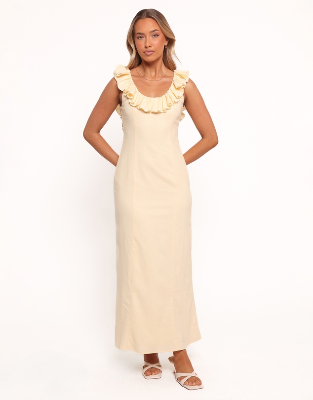 Petal & Pup - Brienne Maxi Dress - Butter Yellow