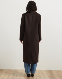 Atmos&Here - Ally Wool Blend Longline Coat