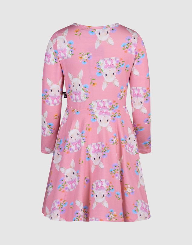 Rock Your Kid - Hunny Bunny Long Sleeve Waisted Dress