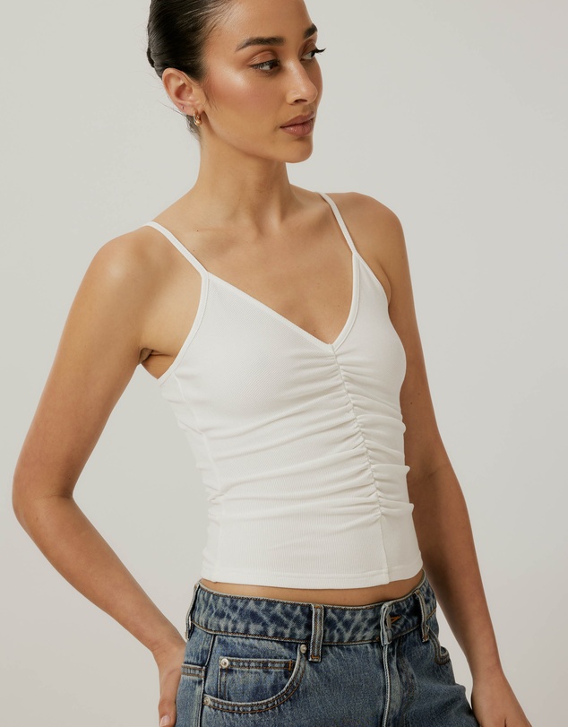 Calli - Gathered Rib Tank