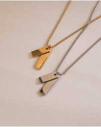 Zahar - Engravable Double Tag Necklace