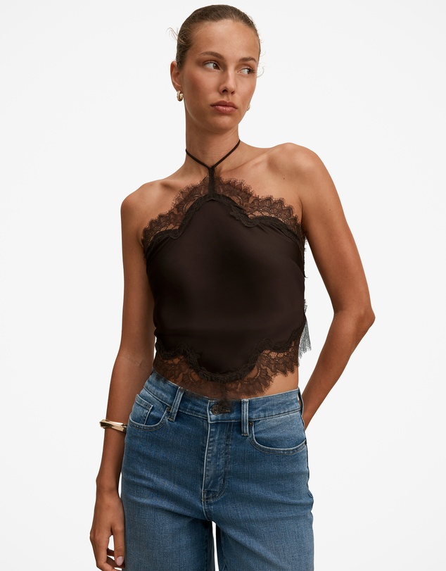 Forever New - Jovie Halter Neck Lace Top