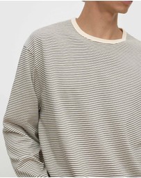 Assembly Label - Malone Stripe Long Sleeve Tee
