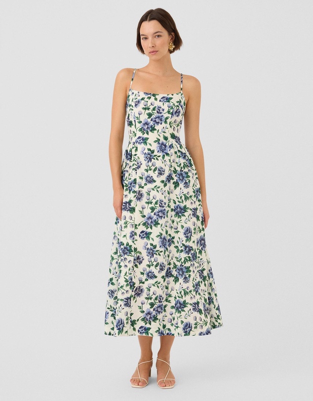 Peony - Panelled Midi Dress