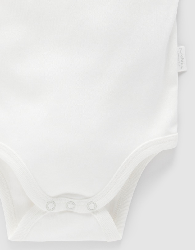 Purebaby - 2 Pack Singlet Bodysuit-Babies