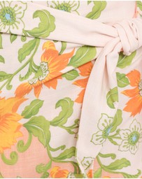 Petal & Pup - Calypso Wrap Mini Skirt - Spring Floral