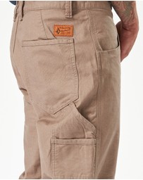 Volcom - Mens Volcom Workwear Caliper Cuffed Carpenter Pants